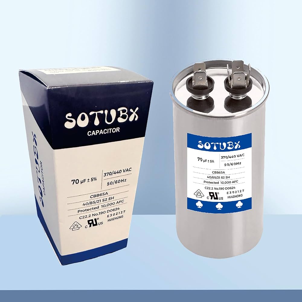 Sotubx 70uF 370VAC 440VAC 450VAC 50/60Hz CBB65 CBB65A 70 MFD